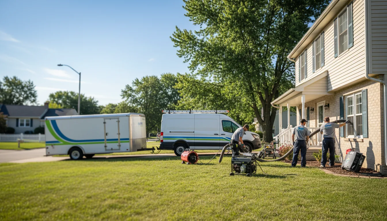 Flooded Basement Restoration And Cleanup With Repair in Outing, MN near me
